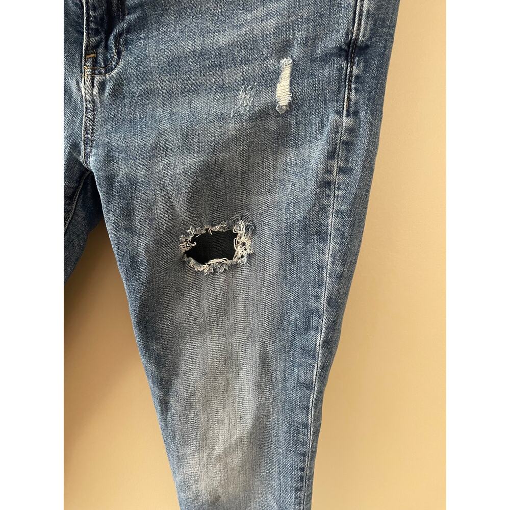 Gap 1969 Girlfriend Ripped.Denim Jeans 28R - Picture 5 of 8